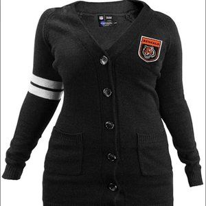 Cincinatti Bengals Women's NFL Varsity Button Up Cardigan